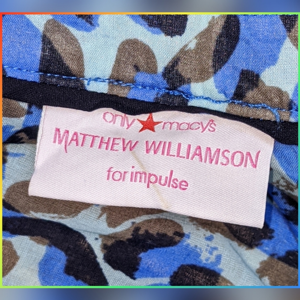 MATHEW WILLIAMSON for impulse  PEASANT BLOUSE - Picture 4 of 4